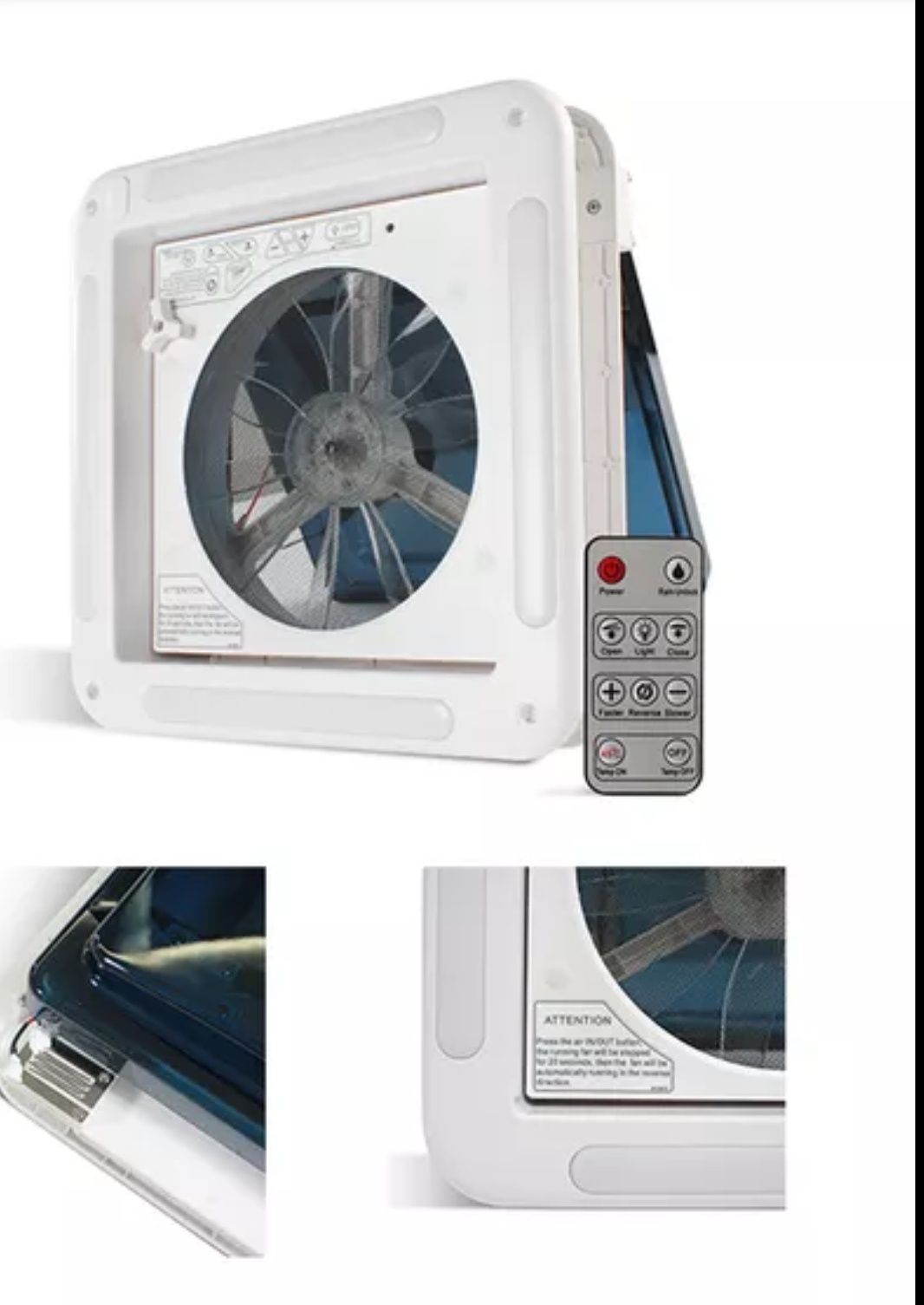 Trapă  aerisire/ventilație cu ventilator IN/OUT AIR