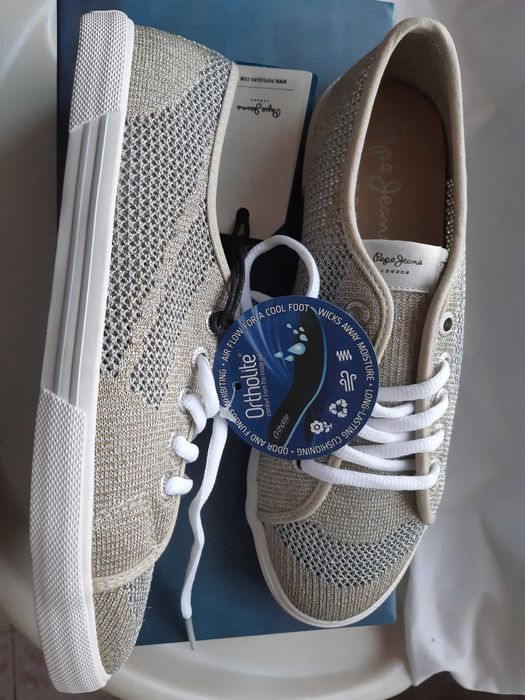 Нови Les Tropeziennes/ Pepe Jeans  ест.кожа бели обувки