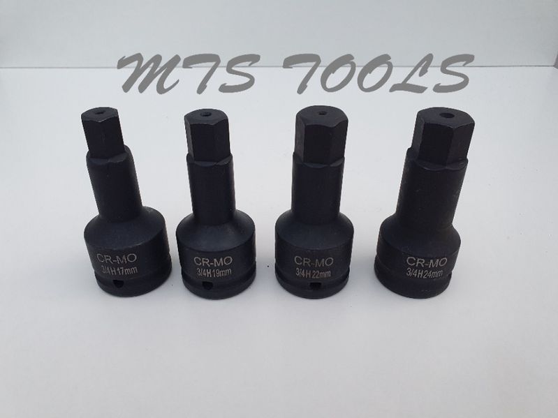 Bit imbus de impact 3/4" 17mm 19mm 22mm 24mm