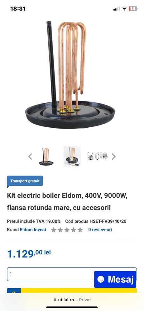 Eldom rezistenta electrica