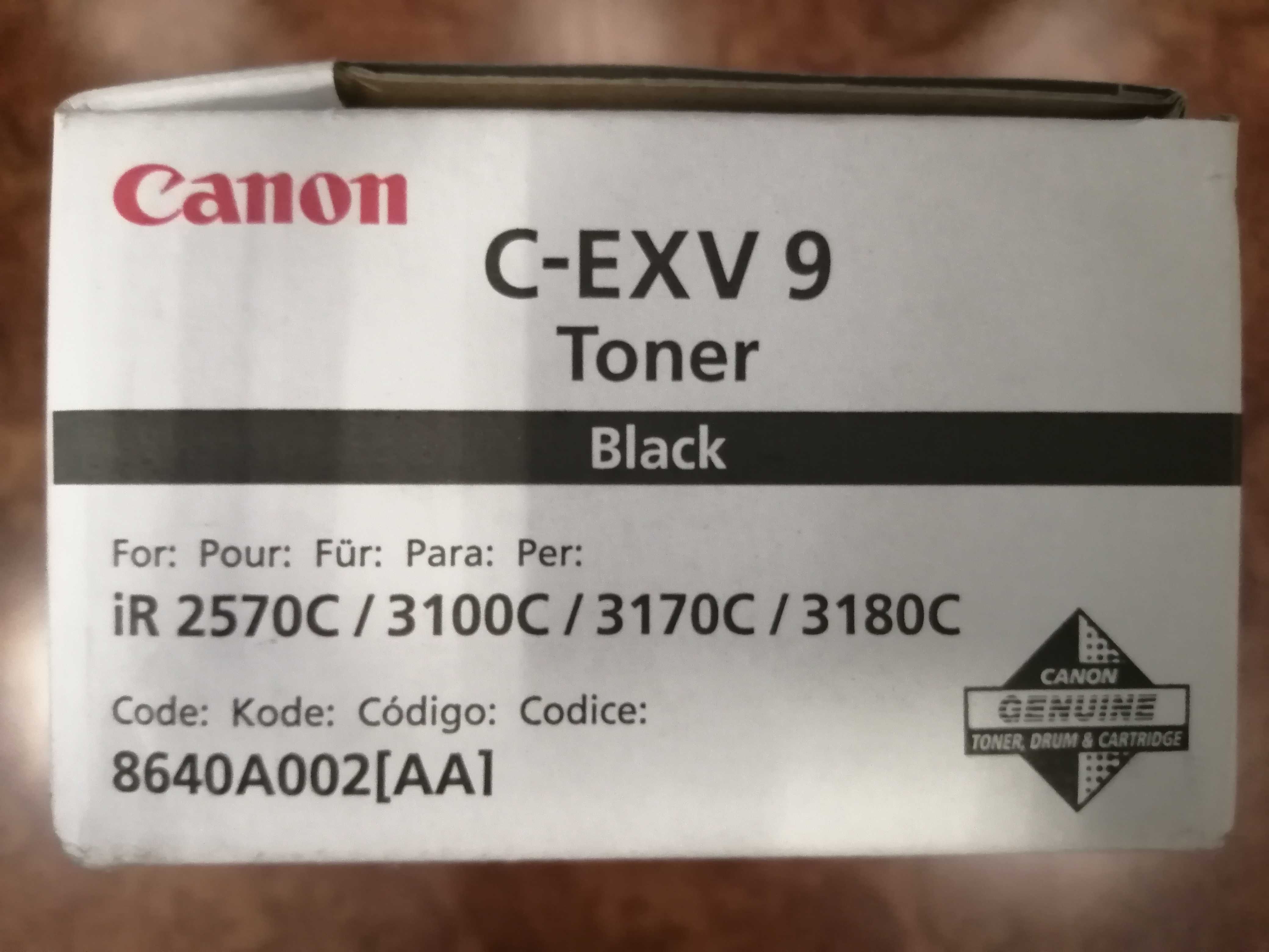 Vand cartus pentru toner original sigilat , marca Canon C-EXV 9, negru