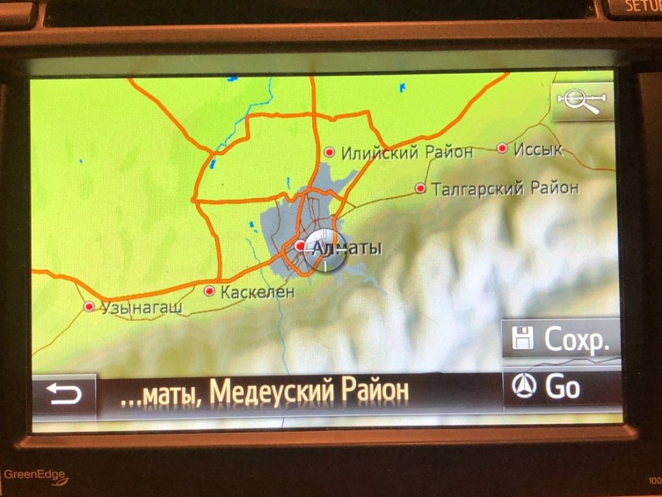 Обновление карт 2024г. навигации Toyota Touch 2 (Казахстан)