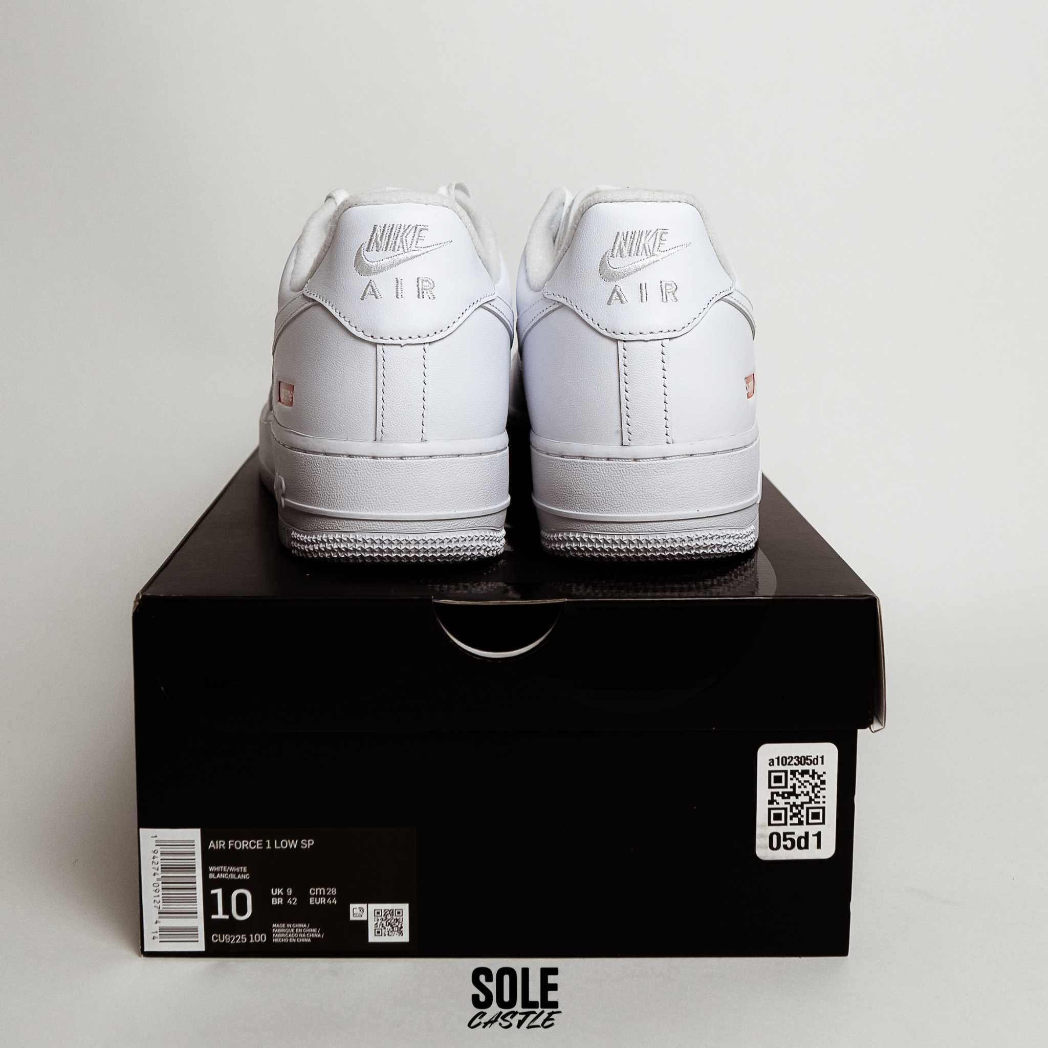 Nike Air Force One White Supreme ( nu jordan, puma sau adidas)