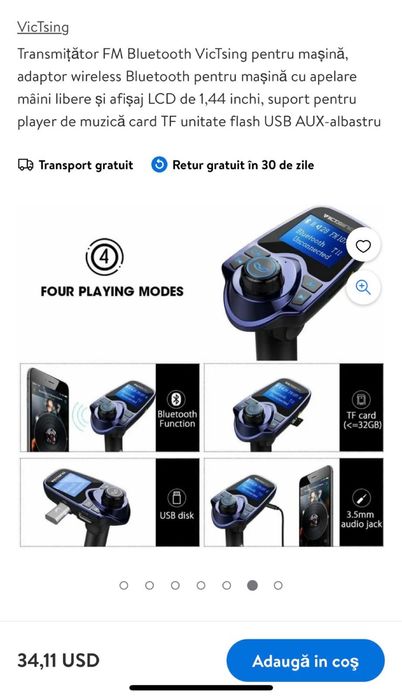 Cd/Caset Playere auto Old school adaptor BT-Usb