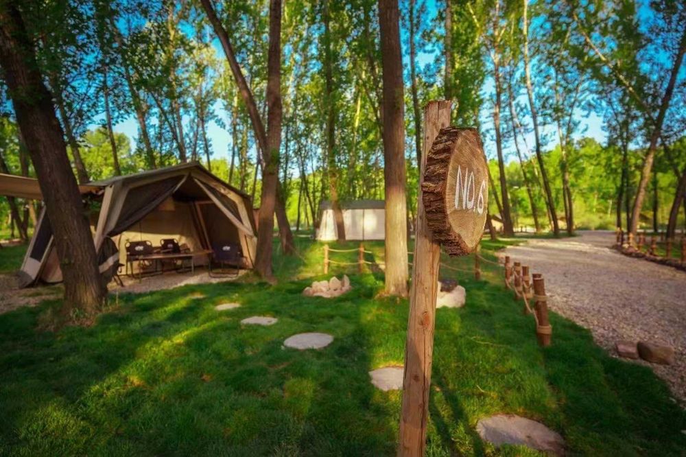 Cort glamping Eko CT16 Tunnel, suprafata 16mp, doua camere