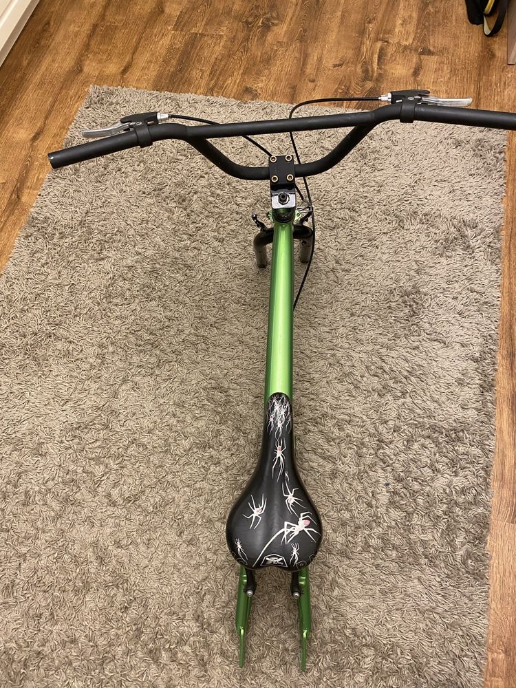 Vand cadru bicicleta BMX + furca si ghidon (nou, revopsit)