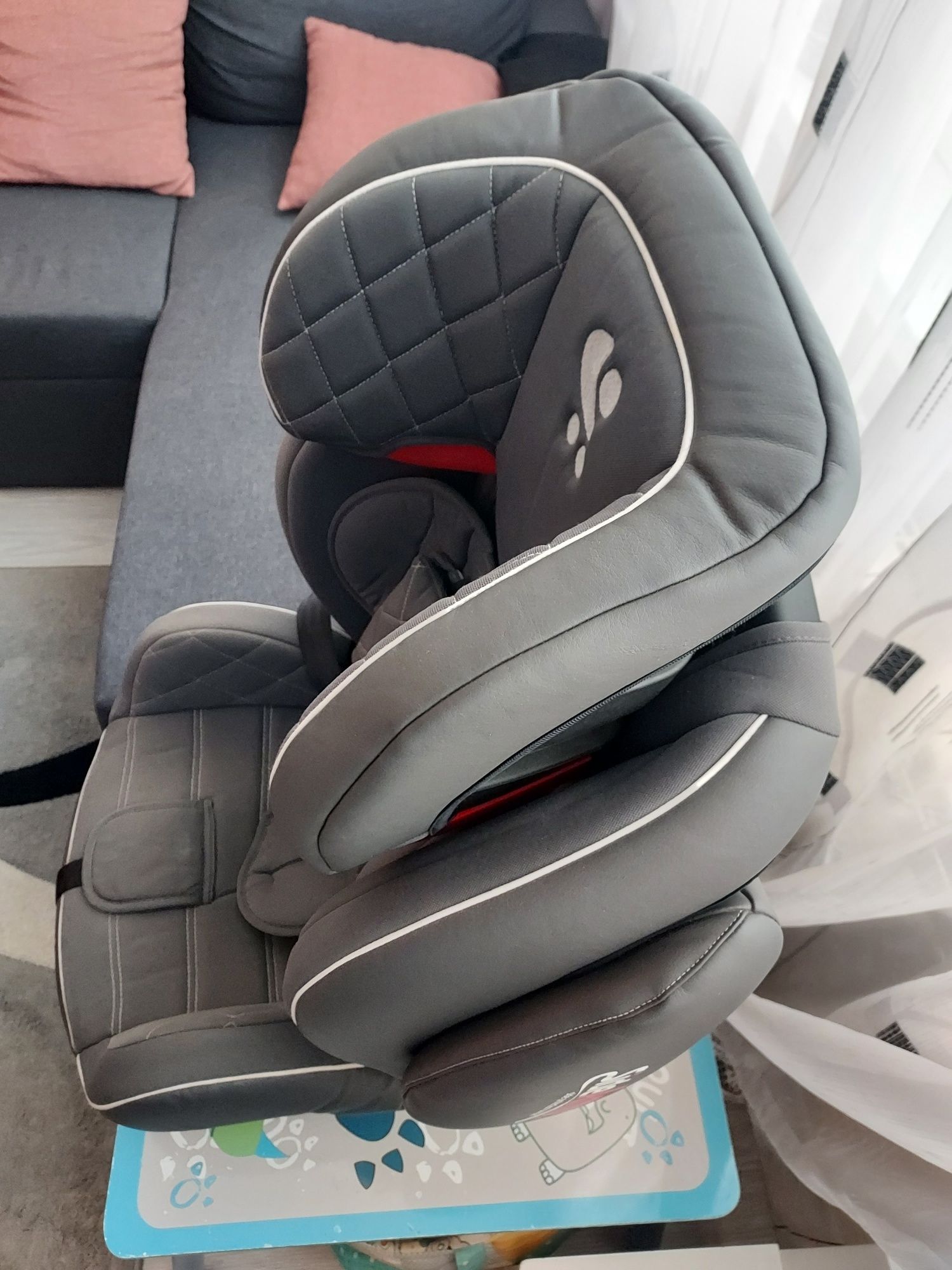 Стол за кола Lorelli Mars+SPS Isofix Dark Grey Leather