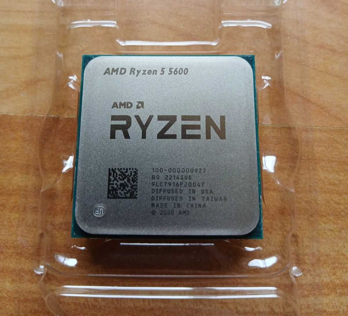 GIGABYTE B550M DS3H + Ryzen 5 5600, шестядрен 3.5/4.4GHz АМ4