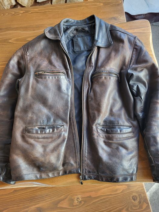 Кожено Яке естествена кожа