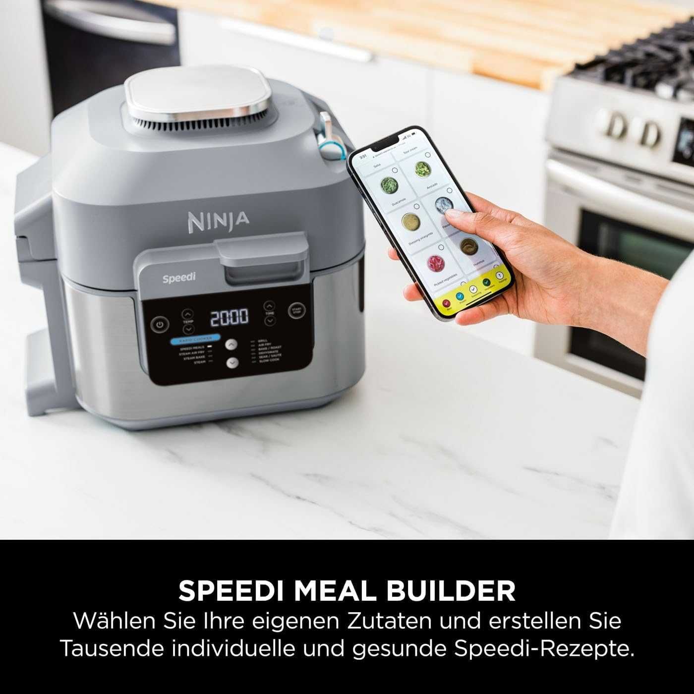Мултикукър Ninja Speedi Rapid Cooker & Air Fryer ON400EU 10в1