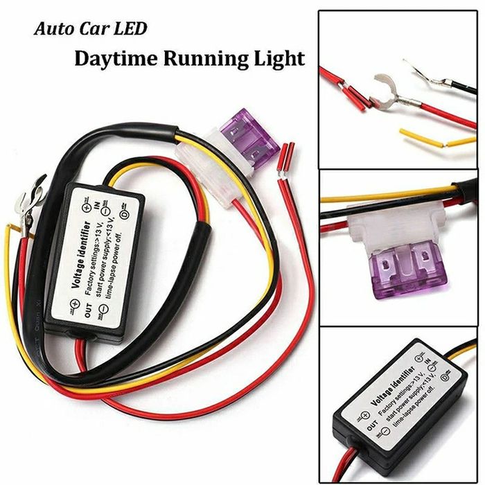 Controler D.R.L Lumini Led De Zi Auto-Moto