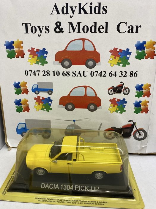 DACIA 1304 pick-up machetă auto scara 1:43(11 cm) Deagostini Legenda