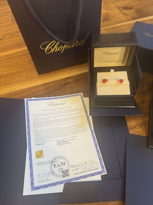 Chopard Happy Hearts червени,носени са 4-5 пъти