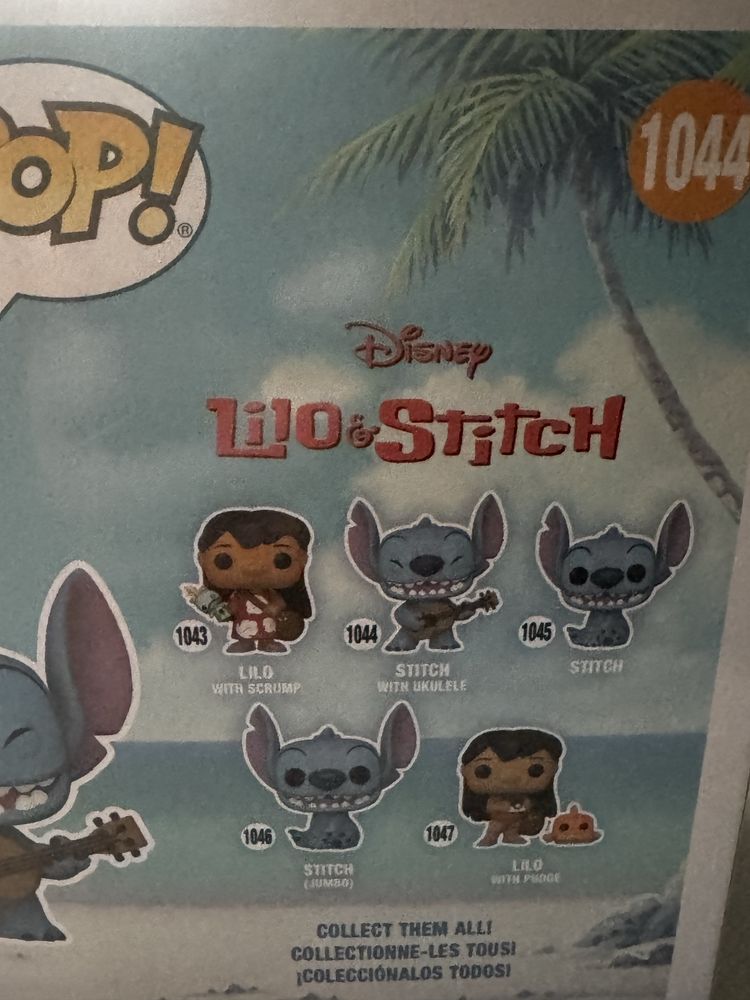 Funko pop stich with ukulele