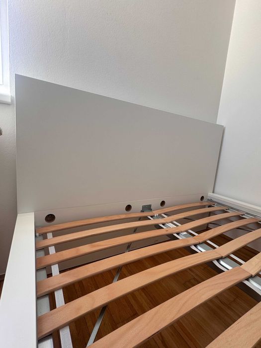 IKEA MALM лелго 140x200cm с 24cm ANNELAND матрак
