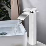 Baterie Chiuveta Baie, Tip Cascada, Monocomanda,Culoare Argintie,30 CM
