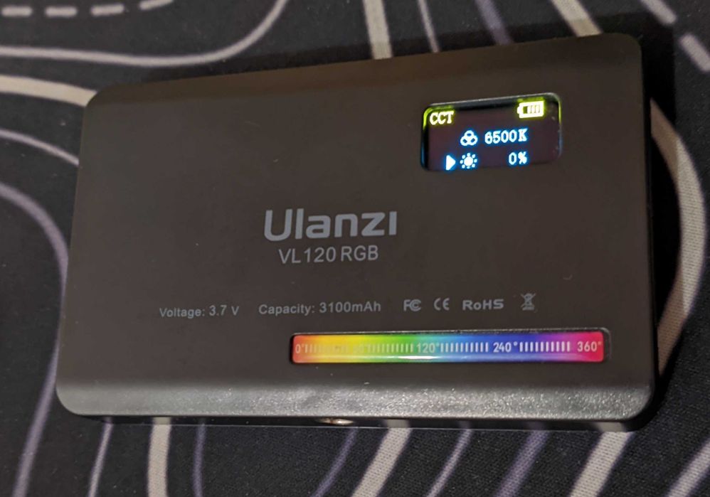 Постоянный свет Ulanzi VL120RGB