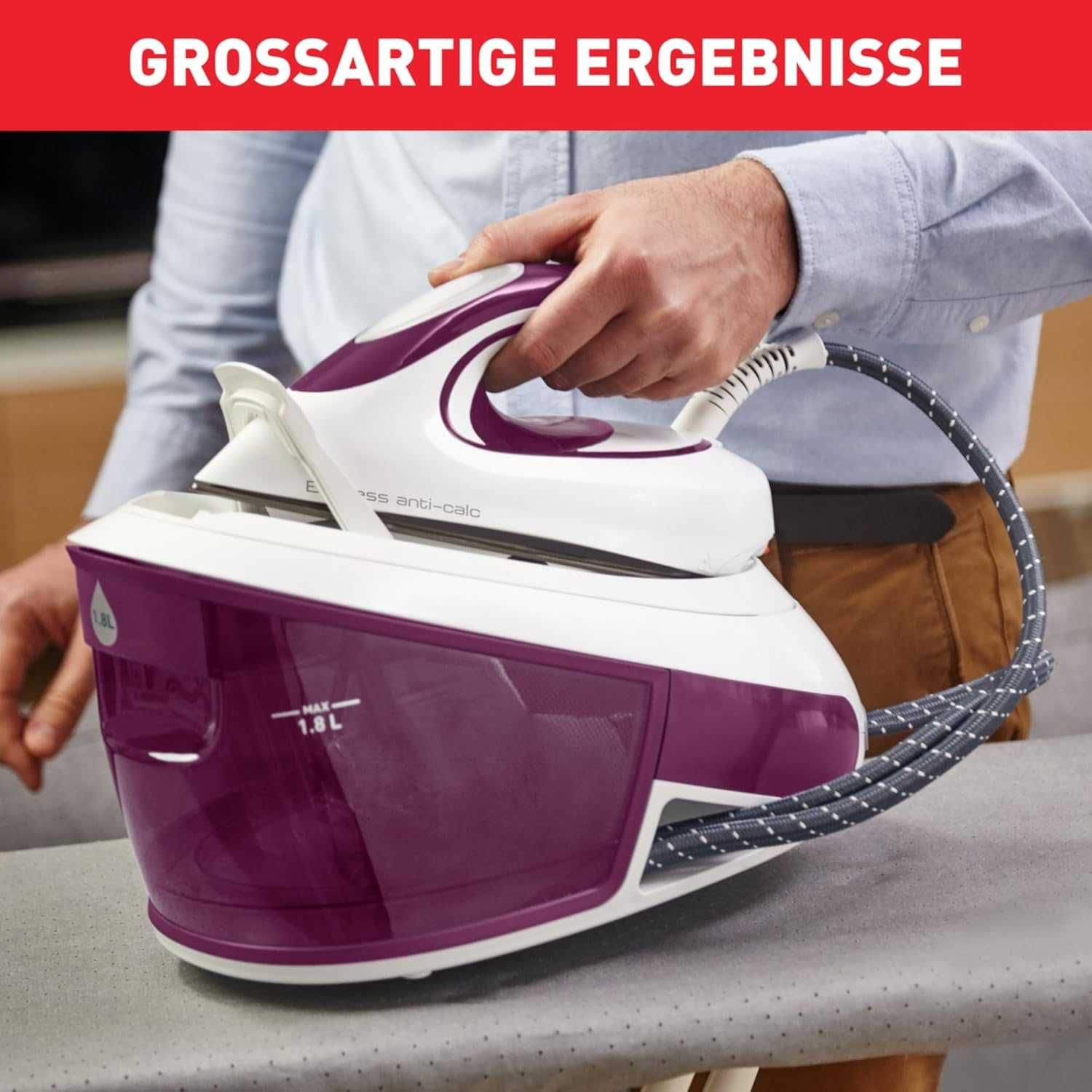 Tefal SV8054 Express парогенератор, 2800W 6,5bar, авт. изключване 1,8л