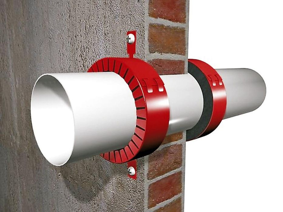 Противопожарная муфта хамут