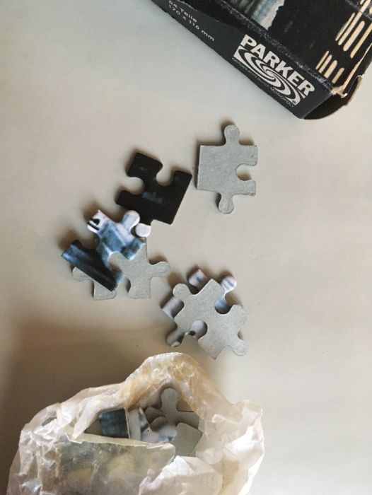 set puzzle ideal cadou  PARKER Star Wars 1977 original f rar. complet