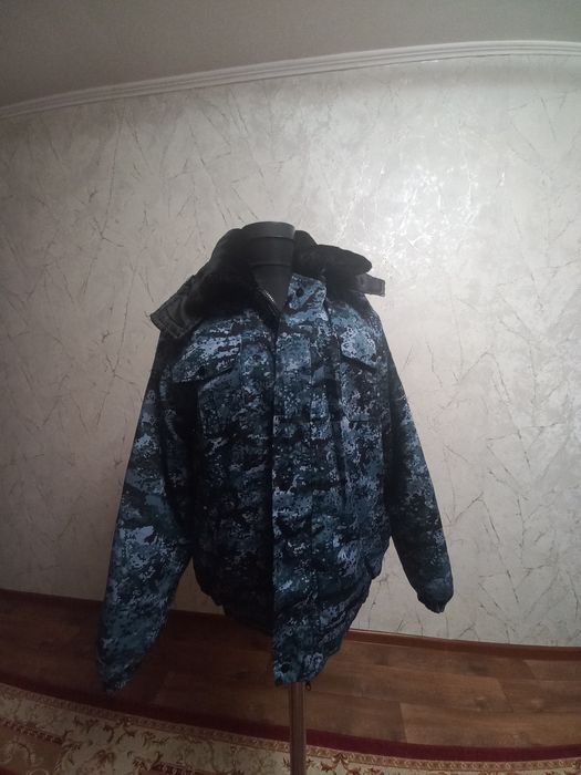 Срочно  Синий Цифровой  бушлат в комплекте
