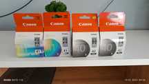 Canon PIXMA  тонери за принтер, цветна и черна оригинални глави.