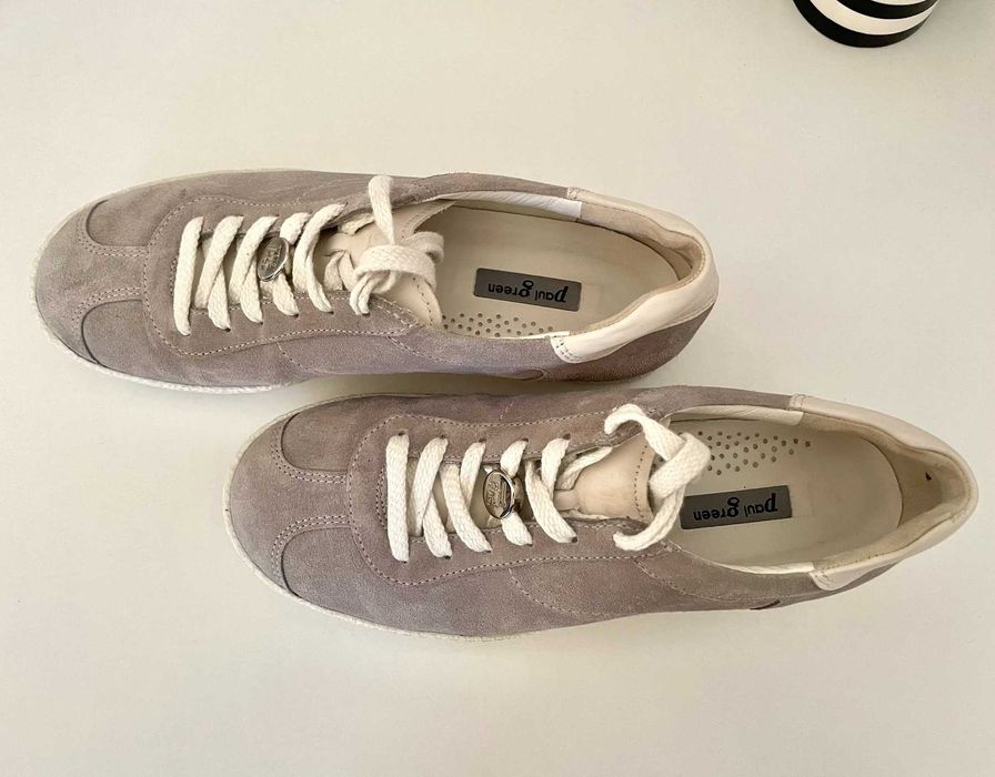 Дамски кецове Paul Green, естествен велур