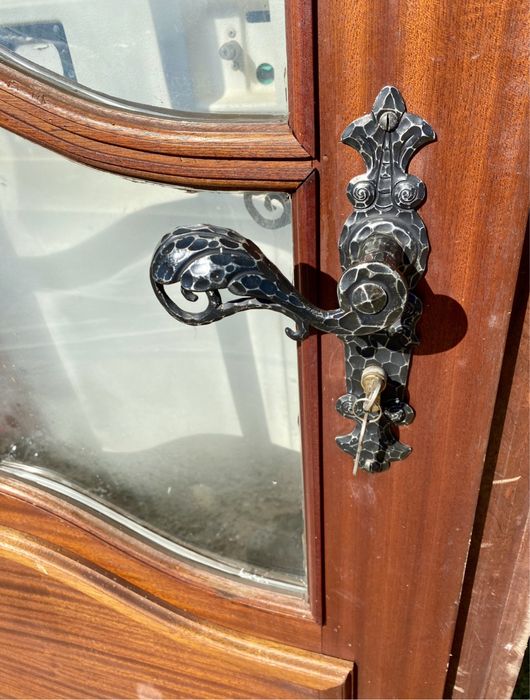 USA INTRARE LEMN casa vila boltita antic H 225 x L 119 Garantie