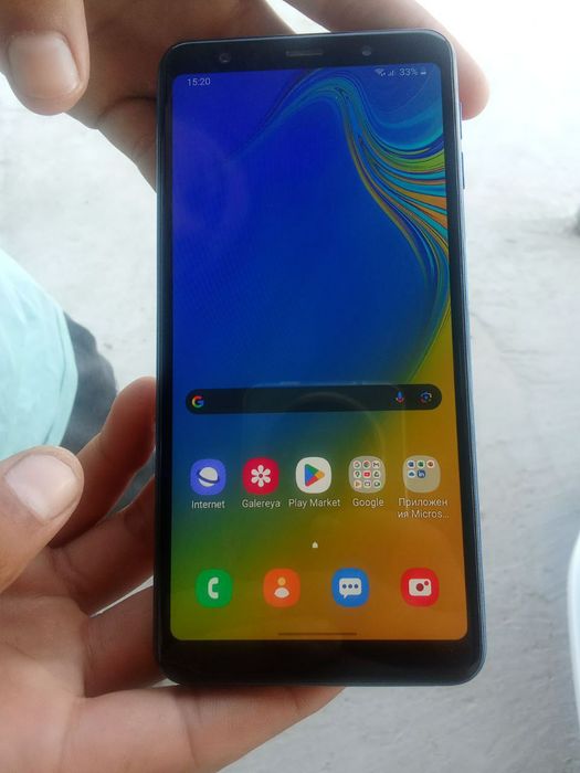 samsung a7 2018 xotira 64 gb
