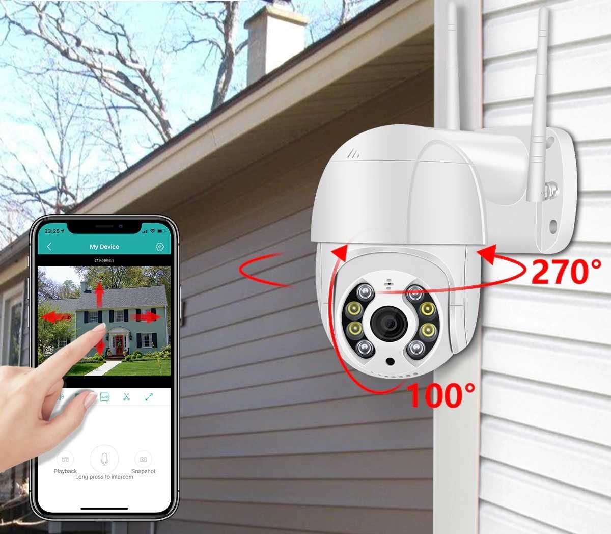 Camera IP supraveghere 2mp 3mp 5mp 8mp exterior wifi PTZ icsee