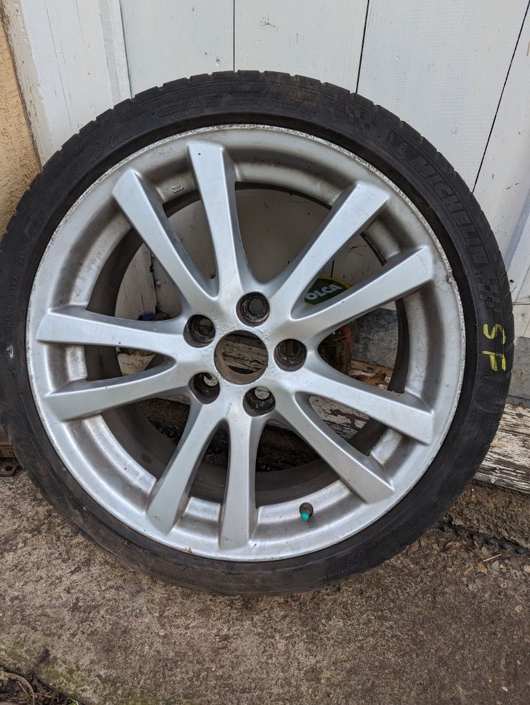 4 Jante Lexus 18 inch și anvelope Michelin pilot sport 3 dot 2016