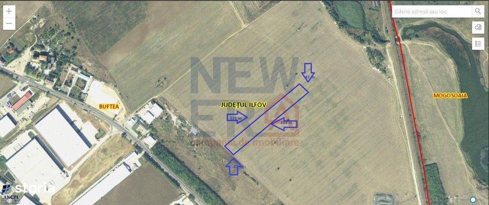 De vanzare Teren industrial 13.999 mp zona Eli Park 4Buftea