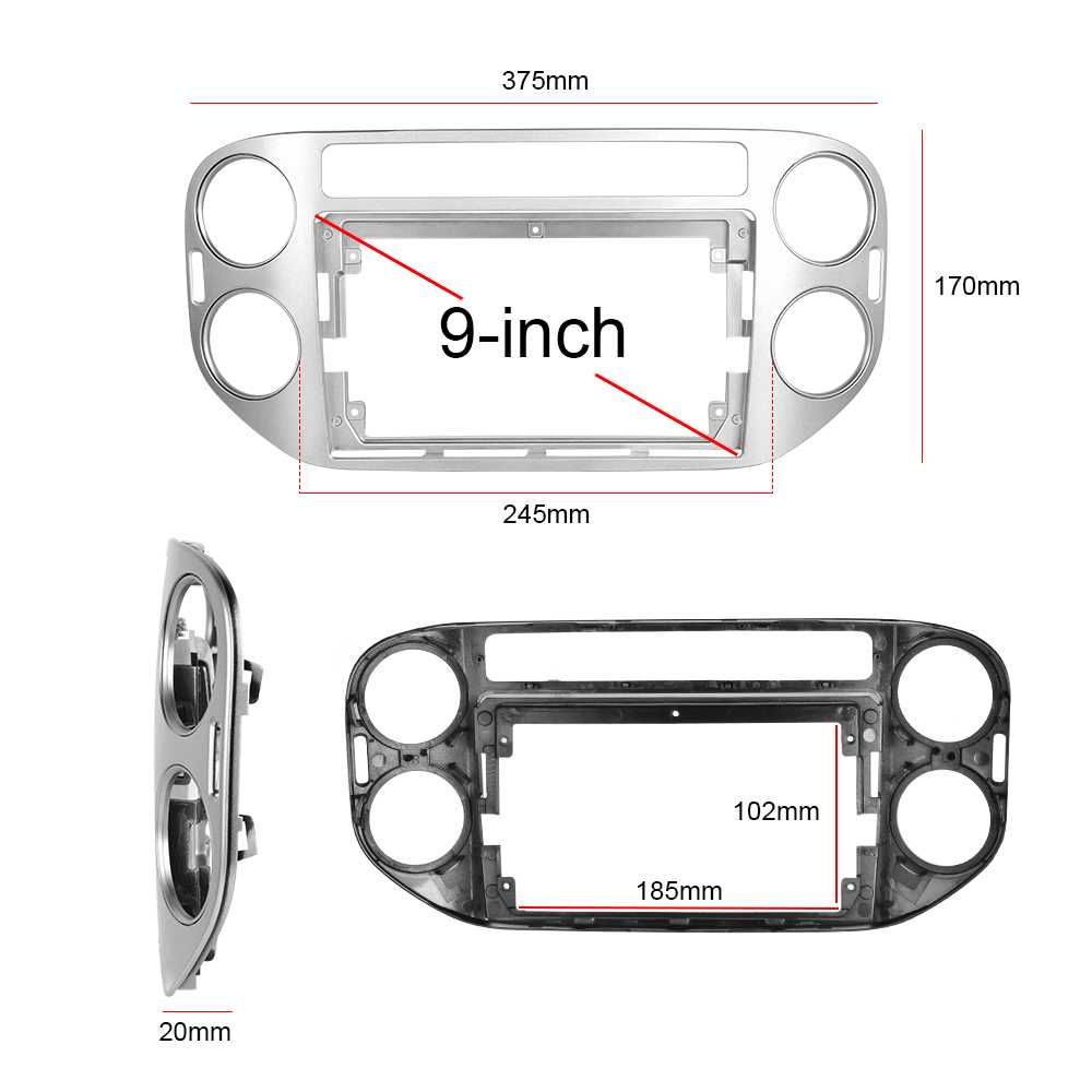 Navigatie Android 2 Gb VW Tiguan 2010-2015 Canbus 9 inch