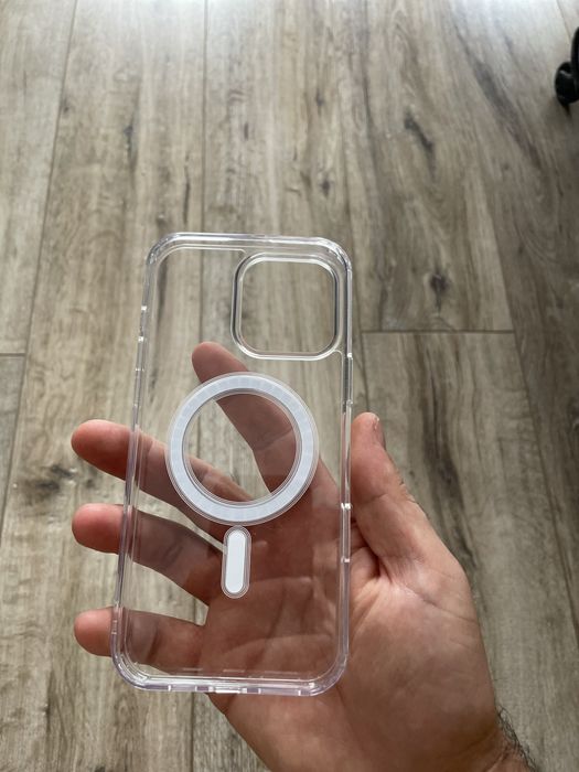 Husa transparenta silicon MagSafe iPhone 16/16 Pro/16 Pro Max /16 Plus