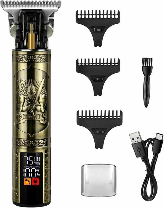 БЕПУЛ Доставка,Триммер соч соқол учун T12,металл корпус ва Индикаторли