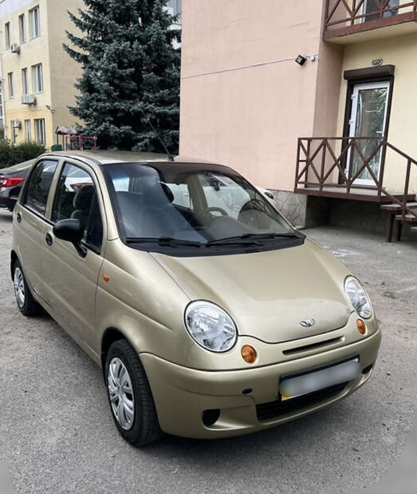 Matiz 2008. 1-pozitsya.  Ranggi Shampan rang. Metan gazi bor - 65L. Ho