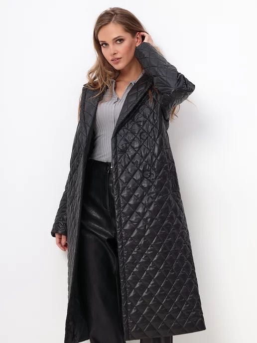 Плащ чёрный размер 54