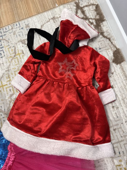 Костюм Санты на девочку