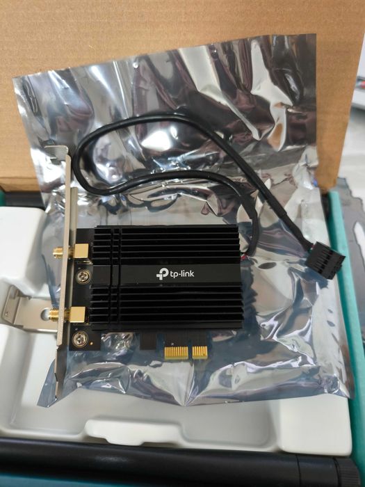 Placa de retea TP-Link Archer TX50E, AX3000, Wi-Fi 6, BT 5.0 PCle