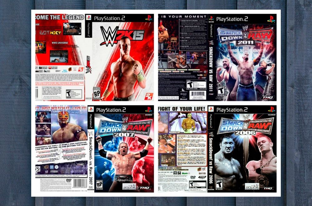 Игри за Playstation 2 (PS2)  PES 2022,WWE 2K15,FIFA 2014