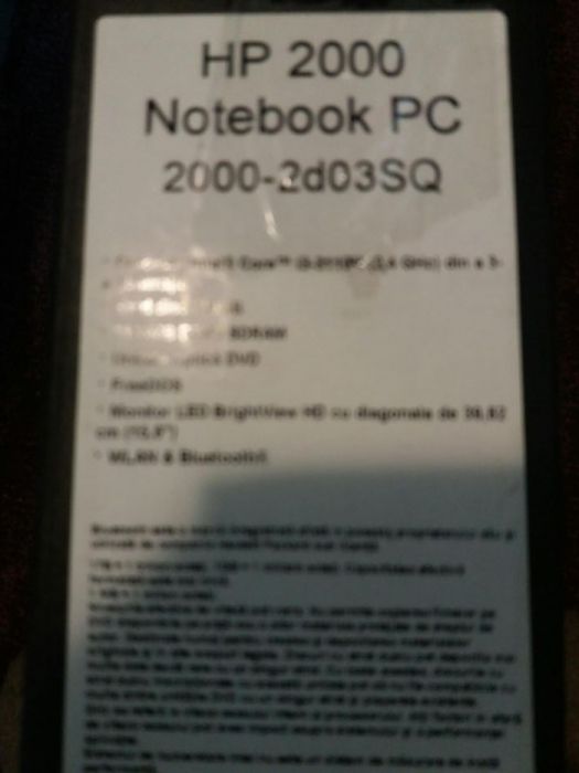 leptop HP notebook