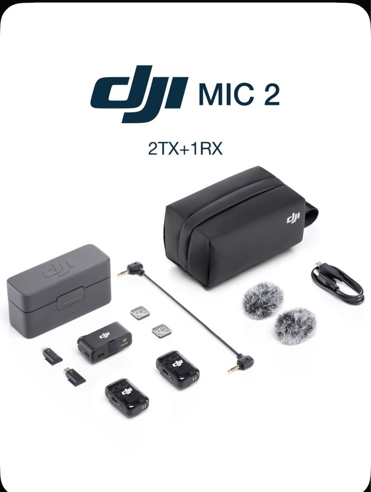 Mikrafon петличка Dji micrafon 2.Petlichka микрафон Универсал