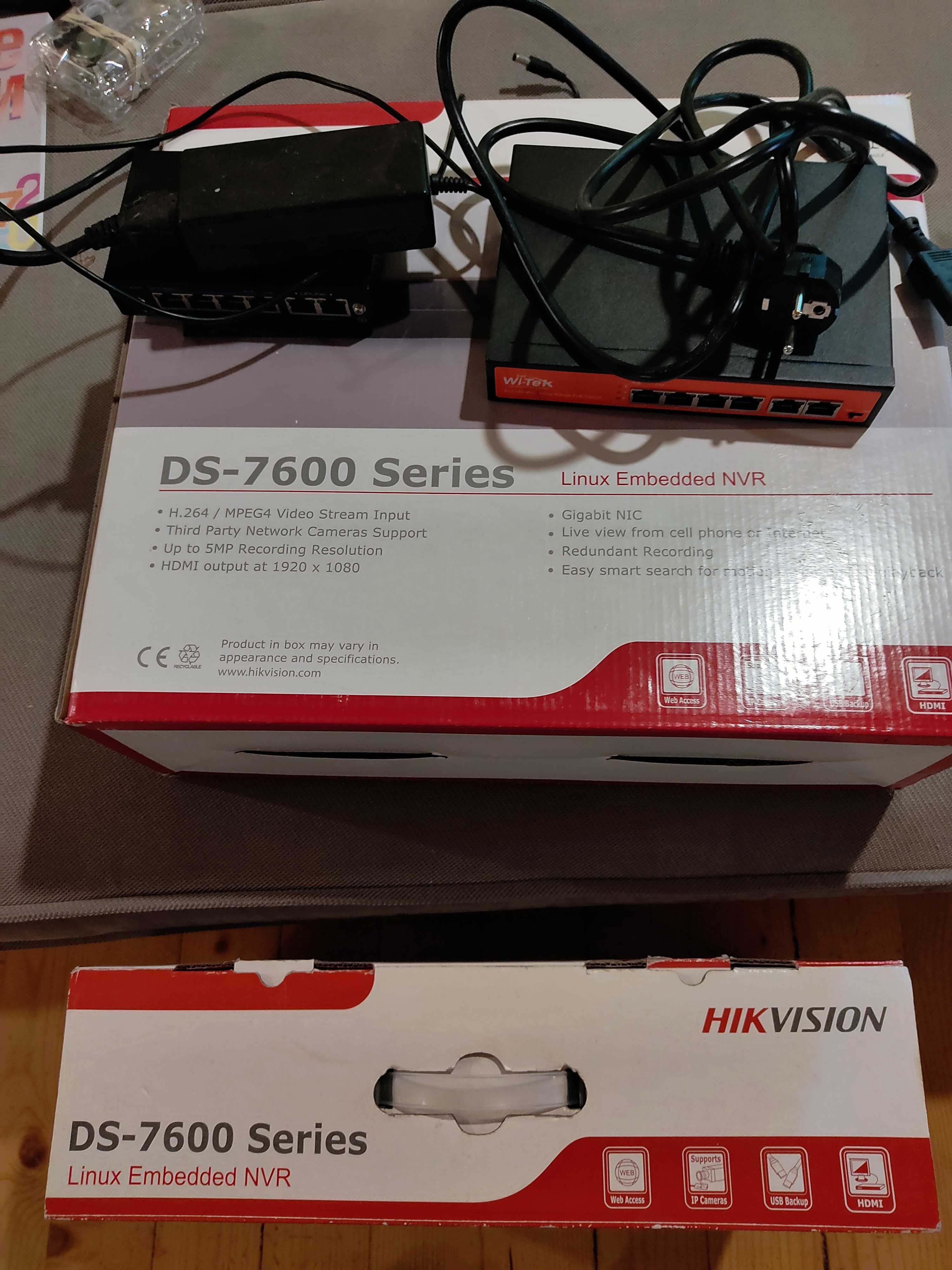 NVR HikVision ХИК вижън + HDD 2  x 2 TB  - WD