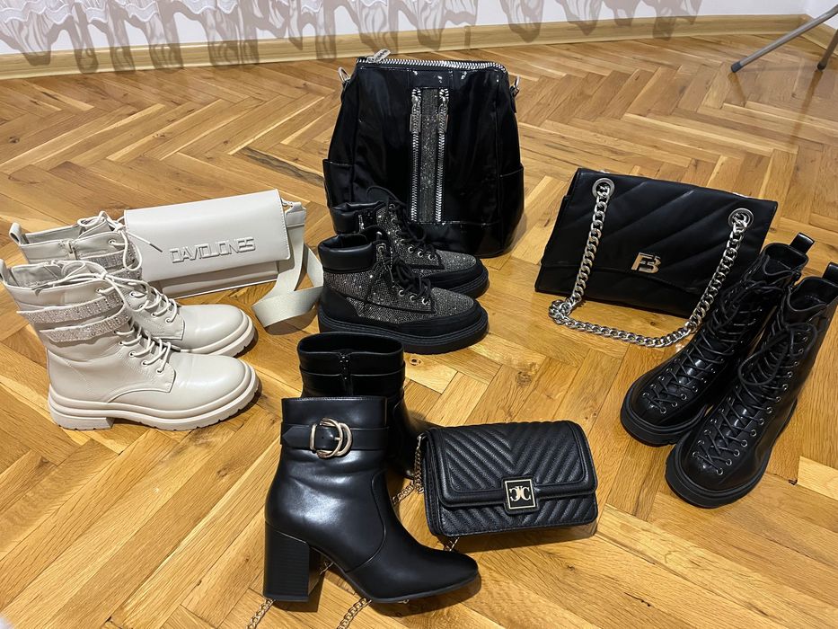 Дамски сетове чанти боти