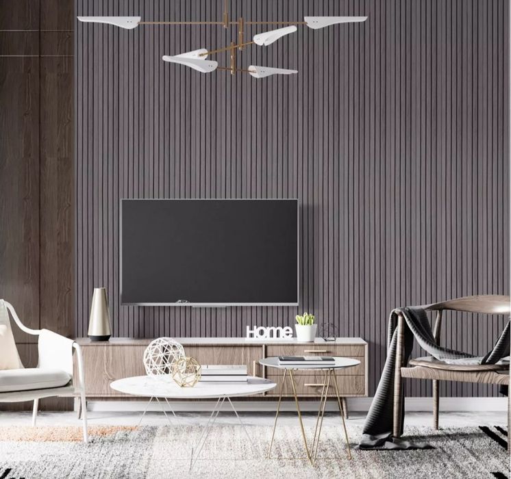 Декоративен PVC Панел в Сиво Размер 15х1х266см