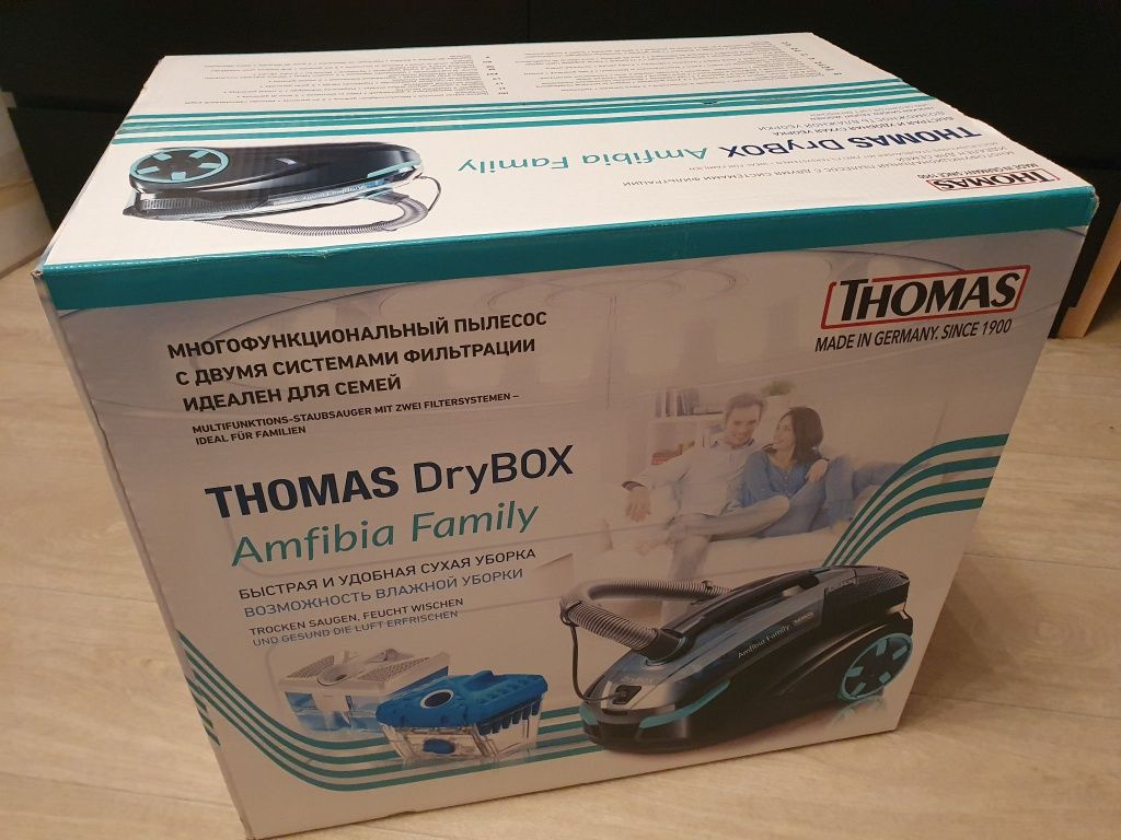 Thomas DryBox Amfibia моюшый пылесос чистый немецкий технология