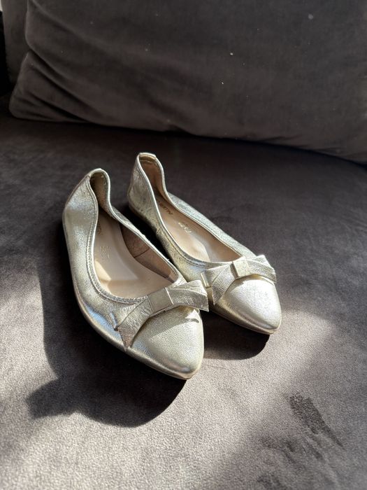 Balerini auri cu fundițe