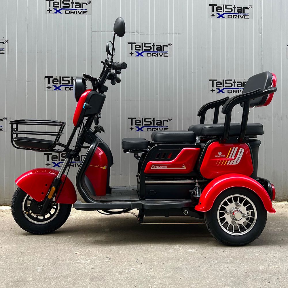 Триместна Електрическа Триколка TS 350-7 1500W 25AH