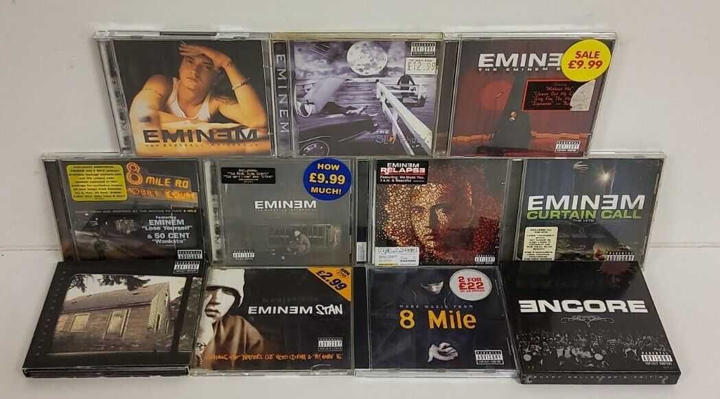 Colectie cd-uri HIP HOP / RAP / RNB : 2PAC Wu Tang 50 cent Eminem NWA