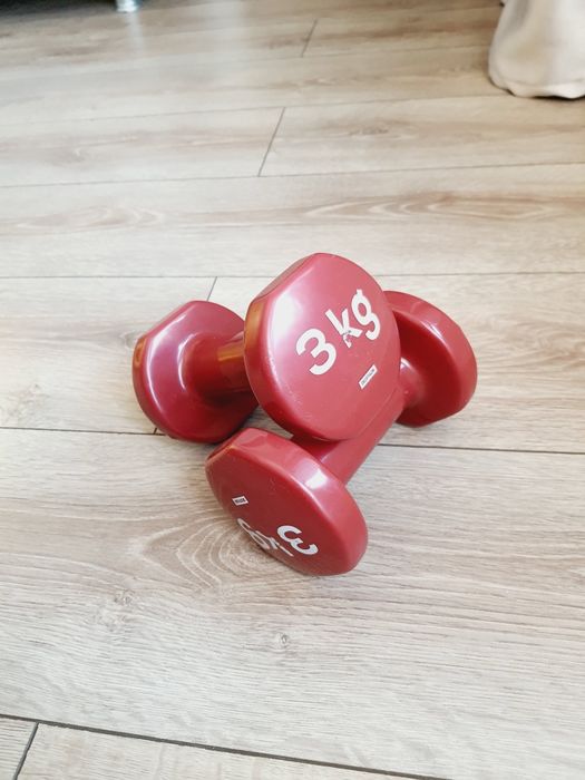 Gantere fitness 2 × 3kg